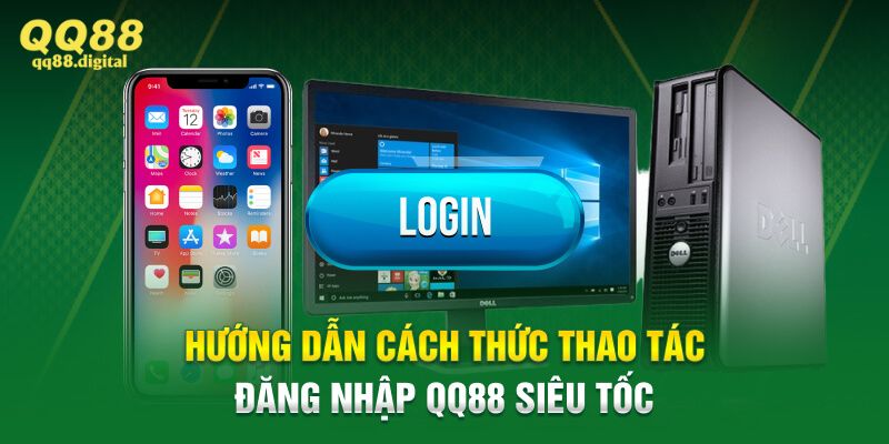 Quy trình đăng nhập tại QQ88 qua app