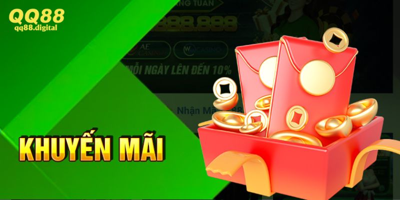 Top 4 khuyến mãi QQ88 hot nhất hiện nay